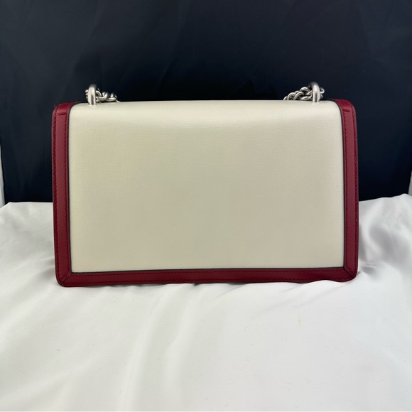 Gucci Small Dionysus Shoulder Bag in Ivory and Blue with Red Trim NEW W DUSTBAG - Picture 5 of 14